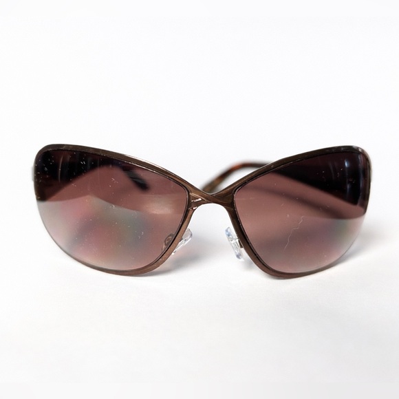 Oscar de la Renta Accessories - Oscar de la Renta Brown Gradient Sunglasses Mod 3013 Designer Oversized